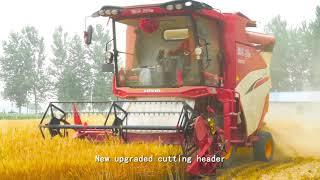 Weichai Lovol GM100 wheeled harvester released a video.