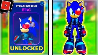 How to get STEALTH SUIT SONIC (CHEMICAL PLANT UPDATE) in SONIC SPEED SIMULATOR - Roblox