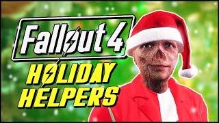 HOLIDAY HELPERS! | Fallout 4 Funny Moments (Christmas Mods)