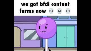 BFDI Content Farms??? WTF?!!?!?! @BfdiaAnimation #shorts