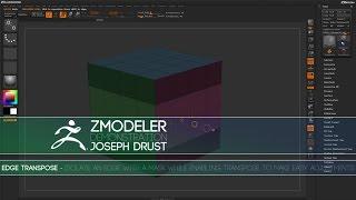 ZBrush ZModeler Edge Actions - Edge Transpose