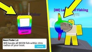 3 TOP SECRETS TO GET NEON FISH EVERY TIME in ROBLOX FISHING SIMULATOR!!