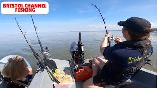 Sea Fishing UK - Boat Fishing The Mighty Bristol Channel On A 3 Meter Boat