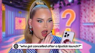 “Who Got CANCELLED After A Lipstick Launch?” - Beauty Guru Knowledge QUIZ! | NikkieTutorials