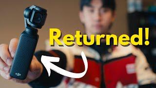 Why I returned the DJI OSMOS POCKET 3