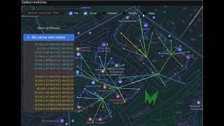 Monitor Zabbix hosts events live on geo map