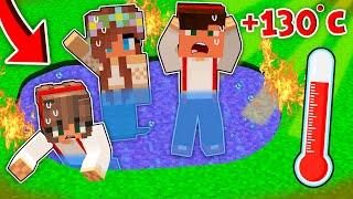 ULTRA WYSOKA TEMPERATURA  NIE DO ZNIESIENIA W MINECRAFT?! GPLAY & LUMI