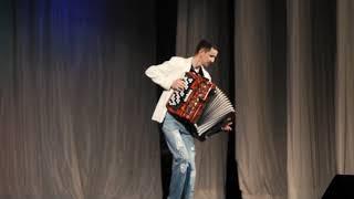 Баянист Михаил Никифоров. Mikhail Nikiforov accordion solo.
