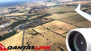 Stunning QantasLink Airbus A220 Takeoff From Launceston, Tasmania [VH-X4A: Minyama Kutjara Tjukurpa]