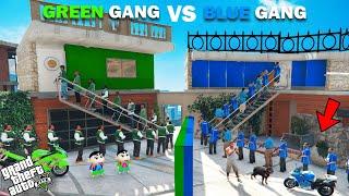 Franklin Blue Gang VS Shinchan Green Gang Ultimate Challenge In GTA 5!